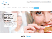 Tablet Screenshot of enta.nl